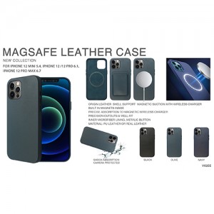 Magsafe Case for Phone PU/(Real Leather/Silicone Phone Cases