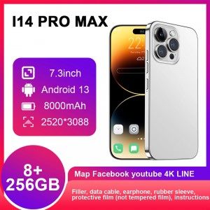 Real 4G i14pro max (6.82 inches) 3G+64G Eurasian version supports bands 1, 3, 5, 7, 8, 20, and 40,' American version supports bands 2, 4, 5, 7, 8, 12, 17, 28A, and 28B                                                                                        
